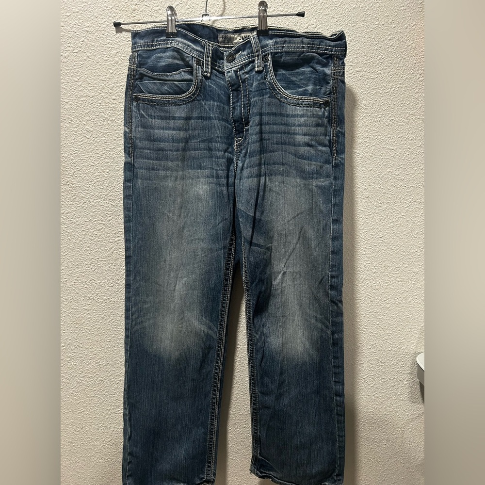 Classic Denim Straight-Leg Jeans